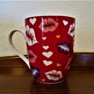 Fresh Decor Valentine's Mug Kisses & Hearts Coffee Cup